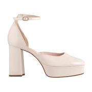 Stijlvolle Beige Victoria Pumps Högl , Beige , Dames