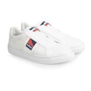 Comfortabele Slide Sneakers Baldinini , White , Heren