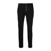 Dubbele Broek Dondup , Black , Dames