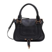 Kleine Leren Cross Body Tas Chloé , Black , Dames