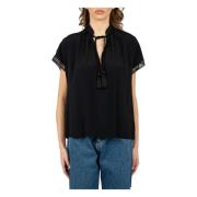 Shirt Simona Corsellini , Black , Dames