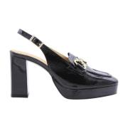 Peep Toe / Peep Heel Ctwlk. , Black , Dames