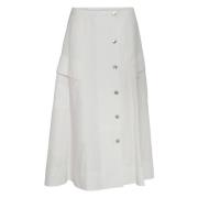 Off White Utility Front Rok Vince , White , Dames