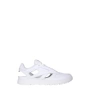 Leren sneakers met Tabi-teen Maison Margiela , White , Heren