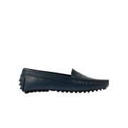 Ashley Loafers - Handgemaakte Italiaanse leren schoenen Scarosso , Blu...