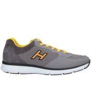 Grijze H254 H Flock Sneakers Hogan , Gray , Heren
