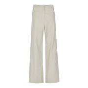 Wide Trousers Humanoid , White , Dames