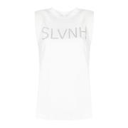 Mouwloze Dames Top Silvian Heach , White , Dames