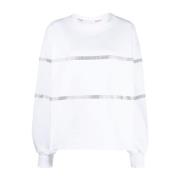 Sweatshirt Gcds , White , Dames