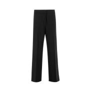 Straight Trousers Le Tricot Perugia , Black , Dames