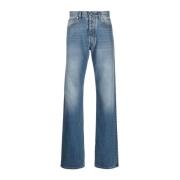 Klassieke Straight Leg Denim Jeans Maison Margiela , Blue , Heren