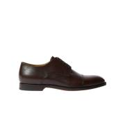 Klassieke bruine cap toe derby schoenen Scarosso , Brown , Heren