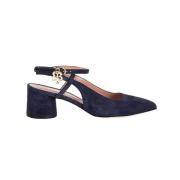 Verbluffende open-hiel pumps Pollini , Blue , Dames