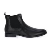 Harvey Cow Leather Zwarte Chelsea Laarzen Vagabond Shoemakers , Black ...
