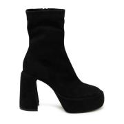 Zwarte Enkellaarzen Aw23 Elena Iachi , Black , Dames