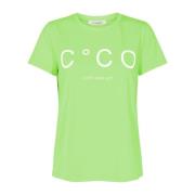 Stijlvolle en Comfortabele T-Shirt Collectie Co'Couture , Green , Dame...