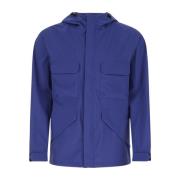 Elektrisch Blauwe Windbreaker Jas Woolrich , Blue , Heren