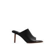 Rond Carre heeled mules Jacquemus , Black , Dames