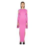 Gelegenheids Gebreide Jurk Rick Owens , Pink , Dames