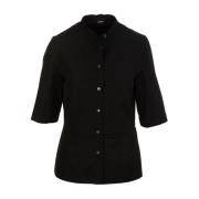 Zwarte Camicia Shirt - Nieuwste Collectie Aspesi , Black , Dames