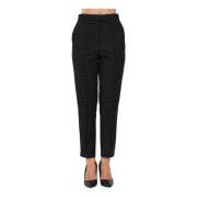 Slim-fit Trousers Simona Corsellini , Black , Dames