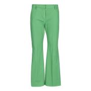 Wide Trousers True Royal , Green , Dames