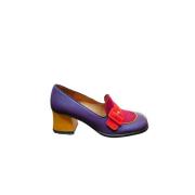 Stijlvolle Paarse Leren Hakken - Maat 40 Chie Mihara , Purple , Dames