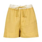 Short Shorts Ottod'Ame , Yellow , Dames