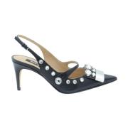 Lage Pumps Sergio Rossi , Black , Dames