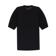 Oversized T-shirt Y-3 , Black , Dames