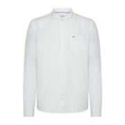 Elegante Koreaanse Kraag Formele Overhemden Sun68 , White , Heren