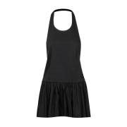 Summer Dresses Semicouture , Black , Dames