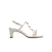 Verhoog je stijl met hoge hak sandalen Sergio Rossi , Gray , Dames