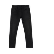 Zwarte Slim Fit Jeans Dondup , Black , Heren