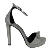 Hall 105 high heeled sandal Saint Laurent , Gray , Dames