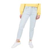 A077-811 Meadow Jamie High Rise Jeans Mdow Agolde , Blue , Dames