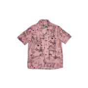 Short Sleeve Shirts Deus Ex Machina , Pink , Heren