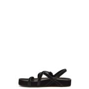 Zwarte Chamois Sandalen Pedro García , Black , Dames