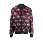 Grafisch print jas Philipp Plein , Black , Heren