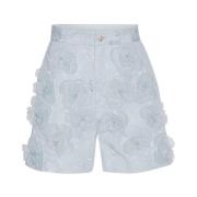 Stijlvolle casual shorts Custommade , Blue , Dames