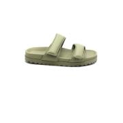 Flat Sandals Gia Borghini , Green , Dames
