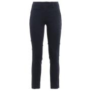 Stijlvolle leren broek Dondup , Black , Dames