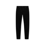 Zwarte Skinny Stack Jeans Amiri , Black , Heren