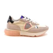 Elegante Dames Sneakers Collectie Philippe Model , Beige , Dames