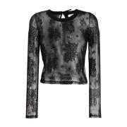 Tops met lange mouwen Gcds , Black , Dames