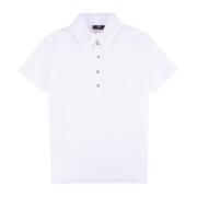 Witte Polo Shirt Elisabetta Franchi , White , Dames