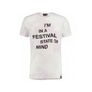 T-shirt festival Kultivate , White , Heren