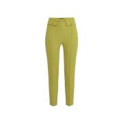 Olijfgroene Stretch Sigarettenbroek Elisabetta Franchi , Green , Dames