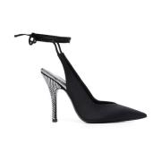 Verhoog je stijl met Venus 110mm Tie-Ankle Pumps The Attico , Black , ...