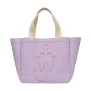 Lila Cabas Tote Tas voor Vrouwen JW Anderson , Purple , Dames